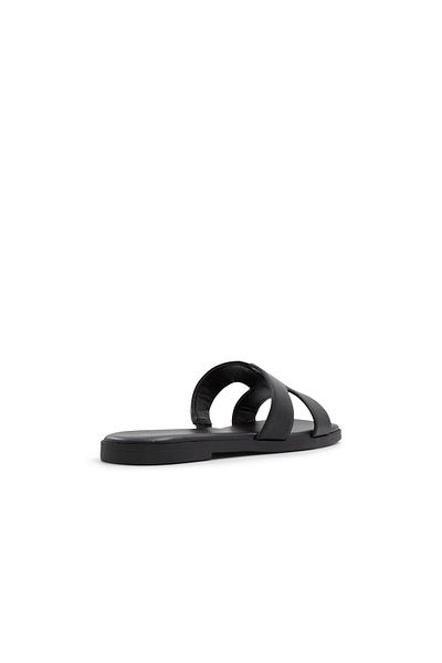 Call it Spring Black Haylee Flat Sandals For Women