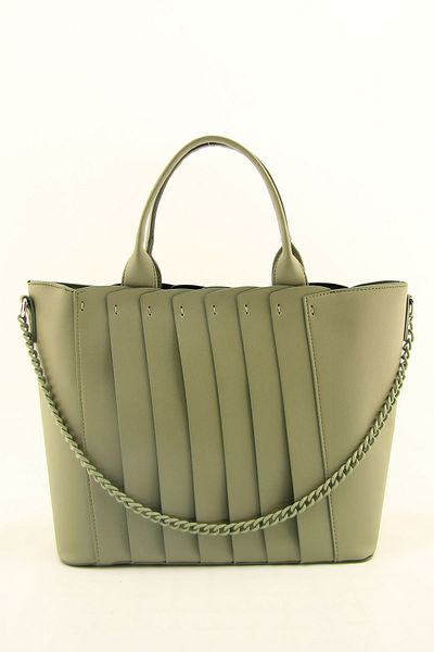 HNB Women's Light Khaki Medium Size Shoulder Bag