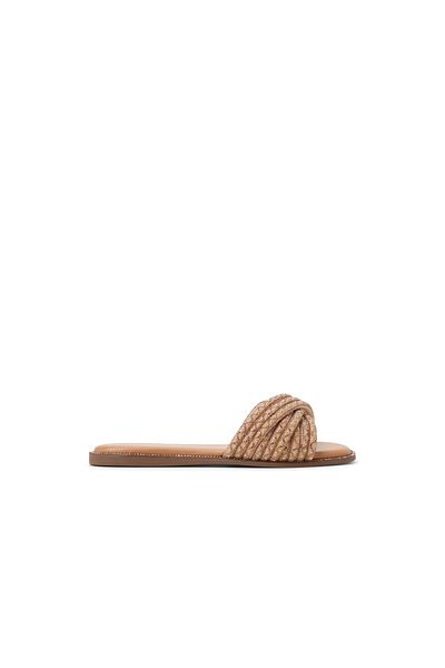 Call it Spring Rose Gold Veronna Flat Sandals For Women
