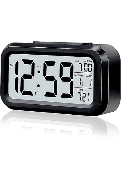 Other Digital Table Alarm Clock - Bedside Smart Desk Timepiece for Heavy Sleepers Students