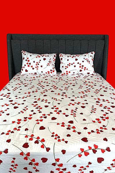 MixCotton Home Double Fitted Sheet and 2 Pillow Set