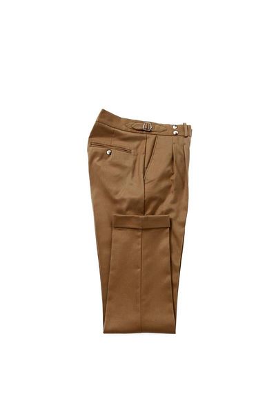Kadir Büyükkaya Double Pleated Viscose Men's Trousers - Kav2251W