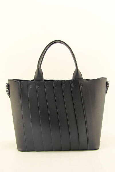 HNB Жіноча чорна сумка середнього розміру через плече