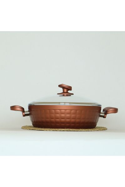 Bonera Pro 7 Piece Rose Gold Pot & Pan Set