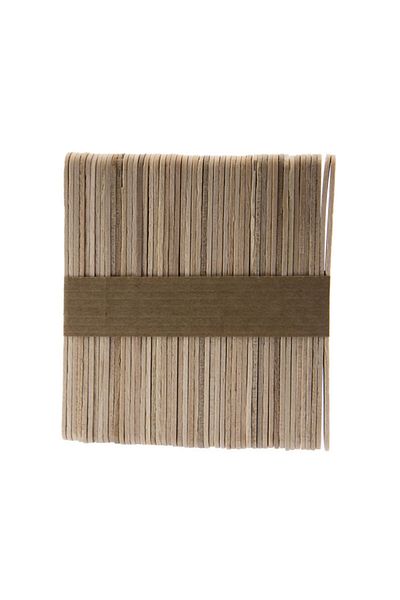 Generic Resin art set of 50 bamboo wood craft sticks 11.5cm
