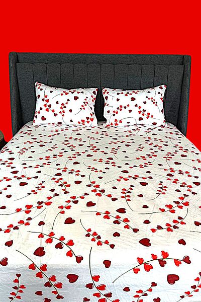 MixCotton Home Double Fitted Sheet and 2 Pillow Set