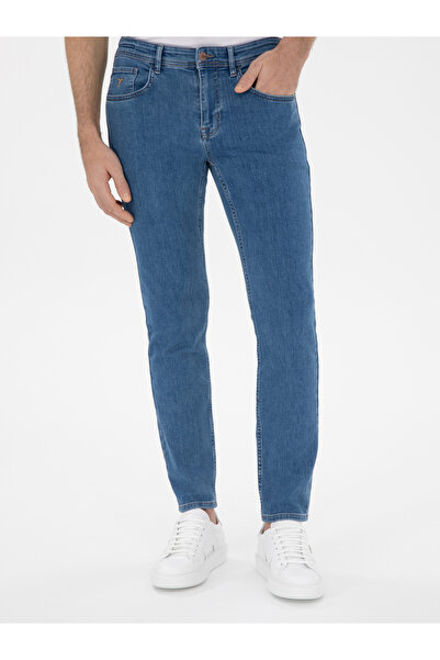 Cacharel Açık Mavi Slim Fit Pamuklu Esnek Jean Pantolon 50309084-VR003