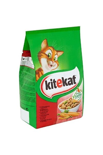 Kitekat Biftekli Ve Sebzeli Yetişkin Kedi Kuru Maması 1,8 Kg