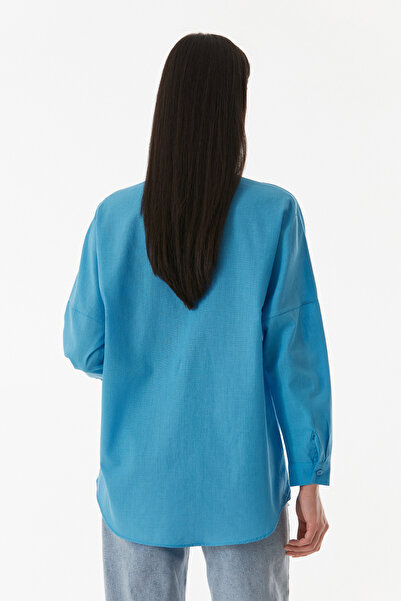 Fulla Moda Cămașă lejeră cu nasturi de bază