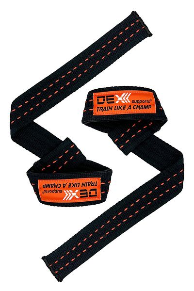 Dex Supports Lifting Straps 2-Pack Cotton Product with Pads