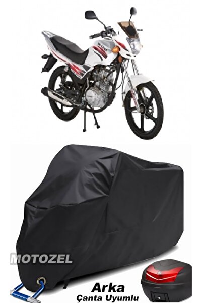 MotoZEL حقيبة خلفية سالكانو تايجر 100 رياضية سوداء وقماش دراجة نارية متوافق م...