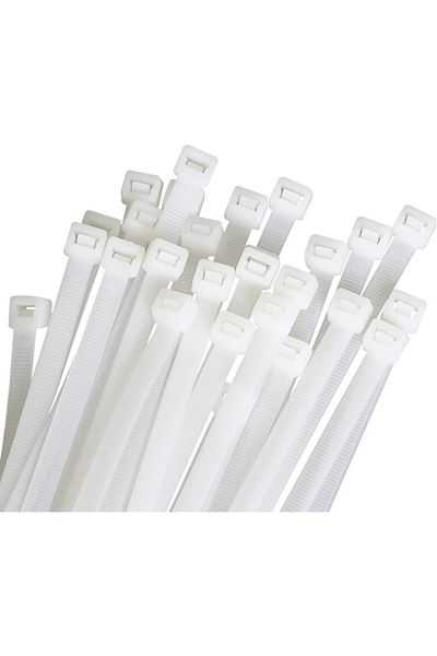Generic Cable Ties - Nylon - Self-Locking Fastening for Home, Office, Garage, Workshop (100 Pack)
