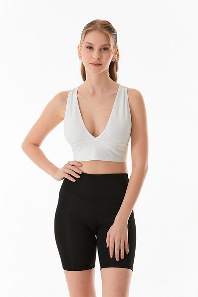 Fulla Moda Βασικό μπουστάκι με ραβδώσεις