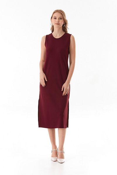 Fulla Moda Βασικό φόρεμα με σχισμή