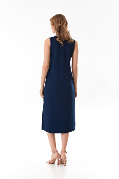 Fulla Moda Βασικό φόρεμα με σχισμή