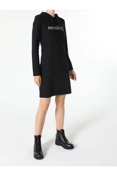 Colin's Slim Fit Women's Black Long Sleeve Dress