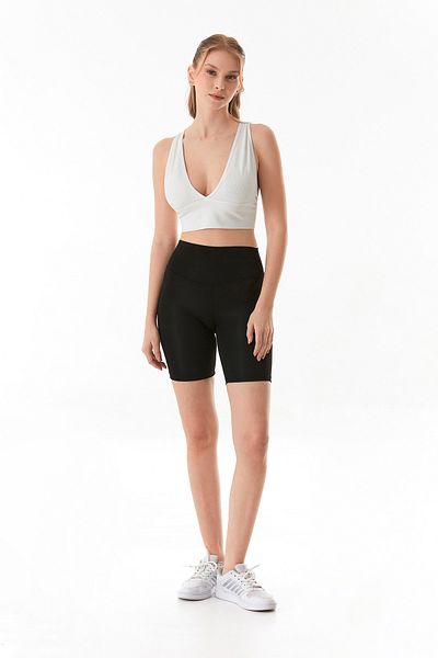 Fulla Moda Basic High Waist Biker Leggings