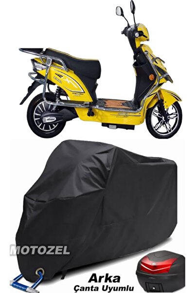 MotoZEL حقيبة ظهر King Motor KR-41 L Epico باللون الأسود ومتوافقة مع قماش الق...