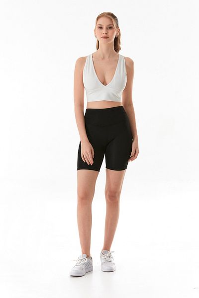 Fulla Moda Basic High Waist Biker Leggings