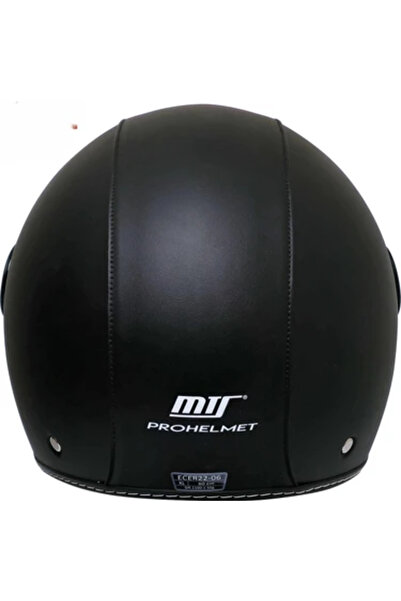 MTS Fx-101 Yarım Kask Mat Leather