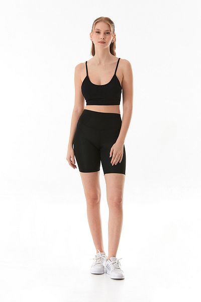 Fulla Moda Μπουστάκι με κορδόνι με κορδόνι χωρίς ραφή