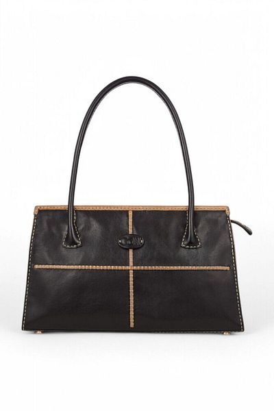 GÖN Sanra Black-Gray Women's Shoulder Bag 048 Sanra