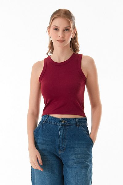 Fulla Moda Body de bază cu gât Halter
