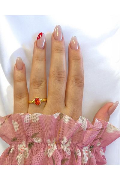 SİRİUS Vintage Ring with Brilliant Stone