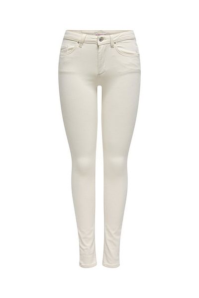 ONLY Women's Ecru Skinny Dnm Pants, Mid Onblush 15337789