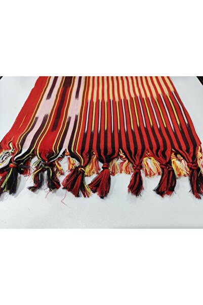 DİNÇLER TEKSTİL Black Sea Keşan Shawl Filtikos Woven Ends Braided 65*165 Cmö