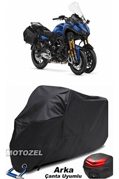 MotoZEL قماش مشمع للدراجات النارية ياماها نيكن أسود متوافق مع الحقيبة الخلفية...