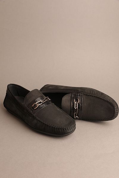 Gondol Ανδρικό Γνήσιο Δέρμα Classic Loafer Black Nubuck 42 Ttx.20187