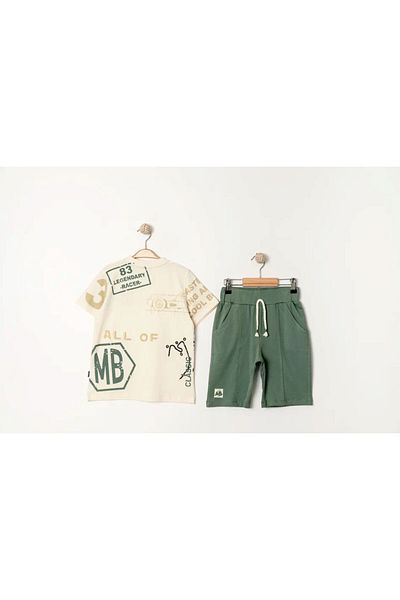 Miniworld Boy's Combed Cotton T-Shirt Shorts Suit / Combed Cotton Shorts Suit / Comfortable Fit