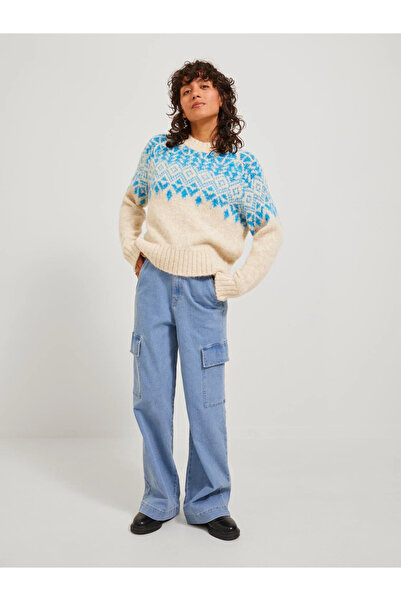 Jack & Jones Jack&Jones Jjxx Oversized Round Neck Women's Sweater - Minimalist Style