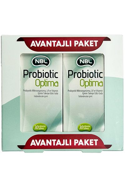 NBL Probiotic Optima 30 Chewable Tablet 2 Pcs Advantage Package