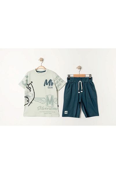 Miniworld Boy's Combed Cotton T-Shirt Shorts Suit / Combed Cotton Shorts Suit / Comfortable Fit
