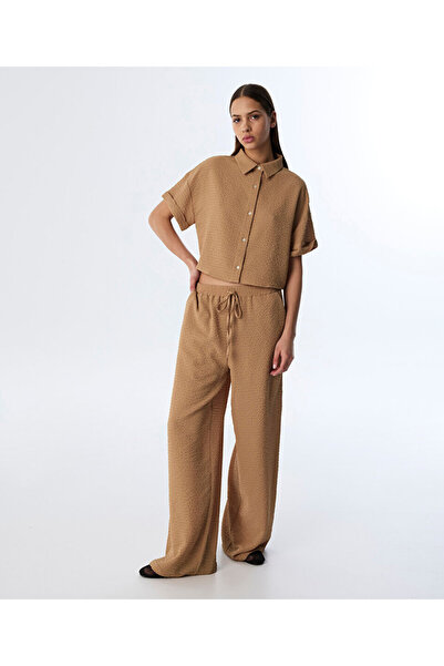 Twist DOKULU AYARLANABİLİR BEL PANTOLON