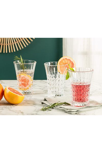 Madame Coco Stephanie 4-teiliges Softdrinkbecher-Set 342 ml