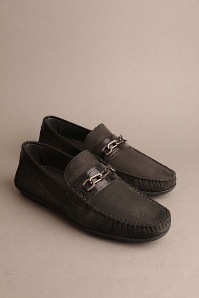 Gondol Ανδρικό Γνήσιο Δέρμα Classic Loafer Black Nubuck 42 Ttx.20187
