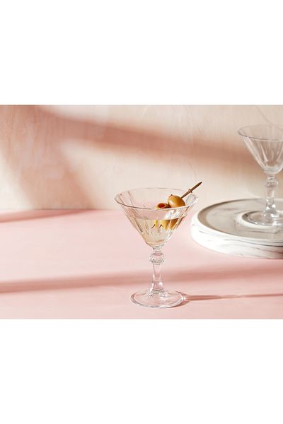 Madame Coco Voyage Set mit 4 Martinigläsern