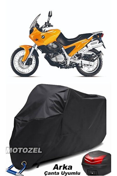 MotoZEL حقيبة خلفية سوداء متوافقة مع الحقيبة والقفل الخلفي للدراجات النارية B...