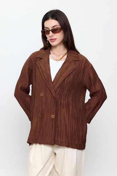 SHERIN Καφέ Twill Dad Fit Jacket