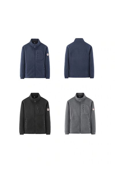AyShop Winter Fleece Stand Collar Warm Jacket