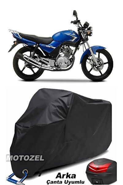 MotoZEL ياماها YBR 125 ESD ياماها YBR 125 ESD حقيبة خلفية سوداء وقفل متوافقان...