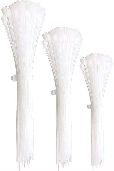 Generic Cable Ties - Nylon - Self-Locking Fastening for Home, Office, Garage, Workshop (100 Pack)