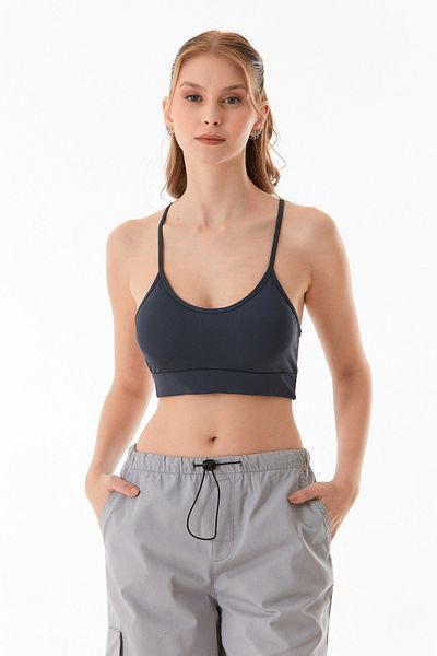Fulla Moda Basic Rope Strap Covered Bustier