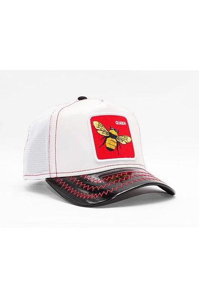 Goorin Bros White cap the red queen patent leather Goorin Bros.