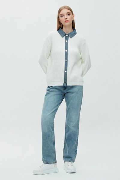 DAIDO Knitwear Polo Collar Basic Coat