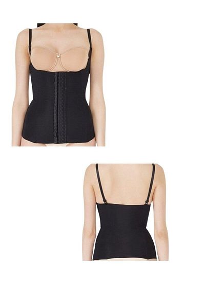 bonbonetti chocolate baby&kids Women's Size 1 Slimming Skin Thin Strap Agraphed Underbust Vest Corset