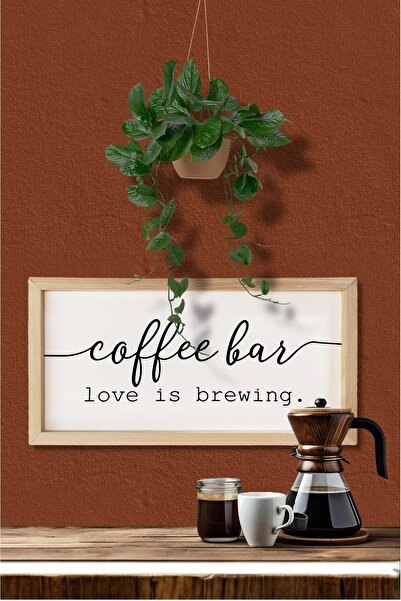 Tooall Coffee Bar Love Is Brewing - Wooden Frame Coffee Corner
